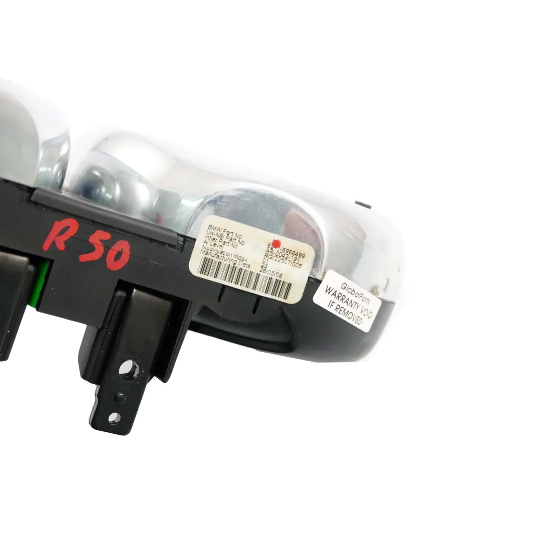 Clock Counter Speedometer 6966499 to Mini Cooper One R50 R52 R53 LCI Twin with Part number 6936318 Mini Cooper One R50 R52 R53 LCI Twin Clock Counter Speedometer 6966499 - SKU rhd-6966499 - Part number 6936318