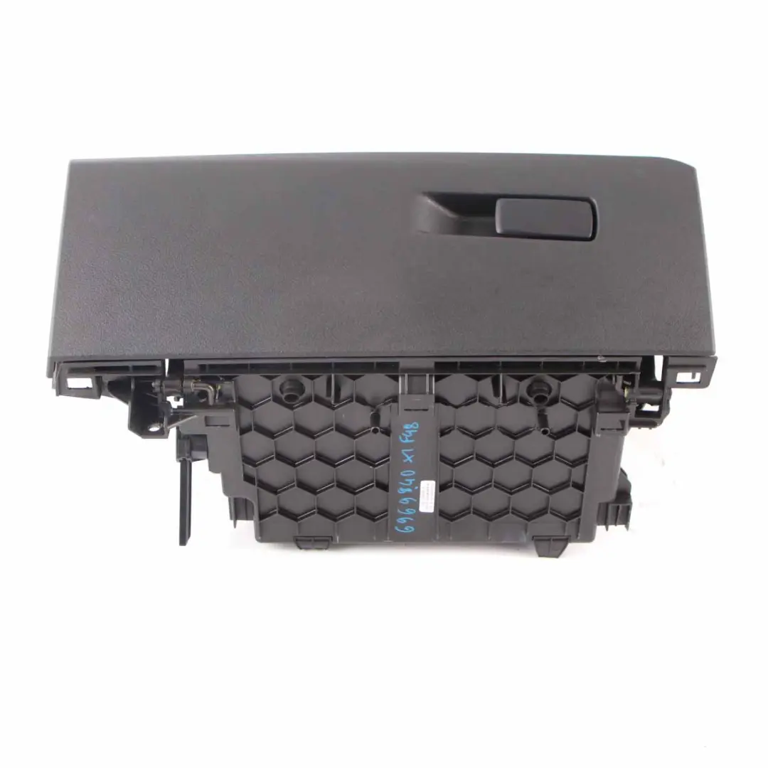 Glove Box BMW X1 F48 F39 Dashboard Storage Tray Glovebox Dash Black to with Part number 6969840 Glove Box BMW X1 F48 F39 Dashboard Storage Tray Glovebox Dash Black - SKU rhd-6969840 - Part number 6969840