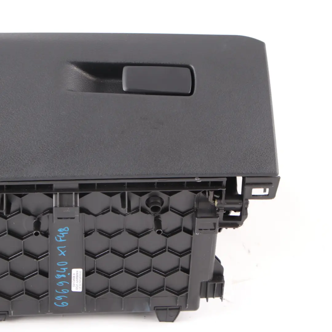 Glove Box BMW X1 F48 F39 Dashboard Storage Tray Glovebox Dash Black to with Part number 6969840 Glove Box BMW X1 F48 F39 Dashboard Storage Tray Glovebox Dash Black - SKU rhd-6969840 - Part number 6969840