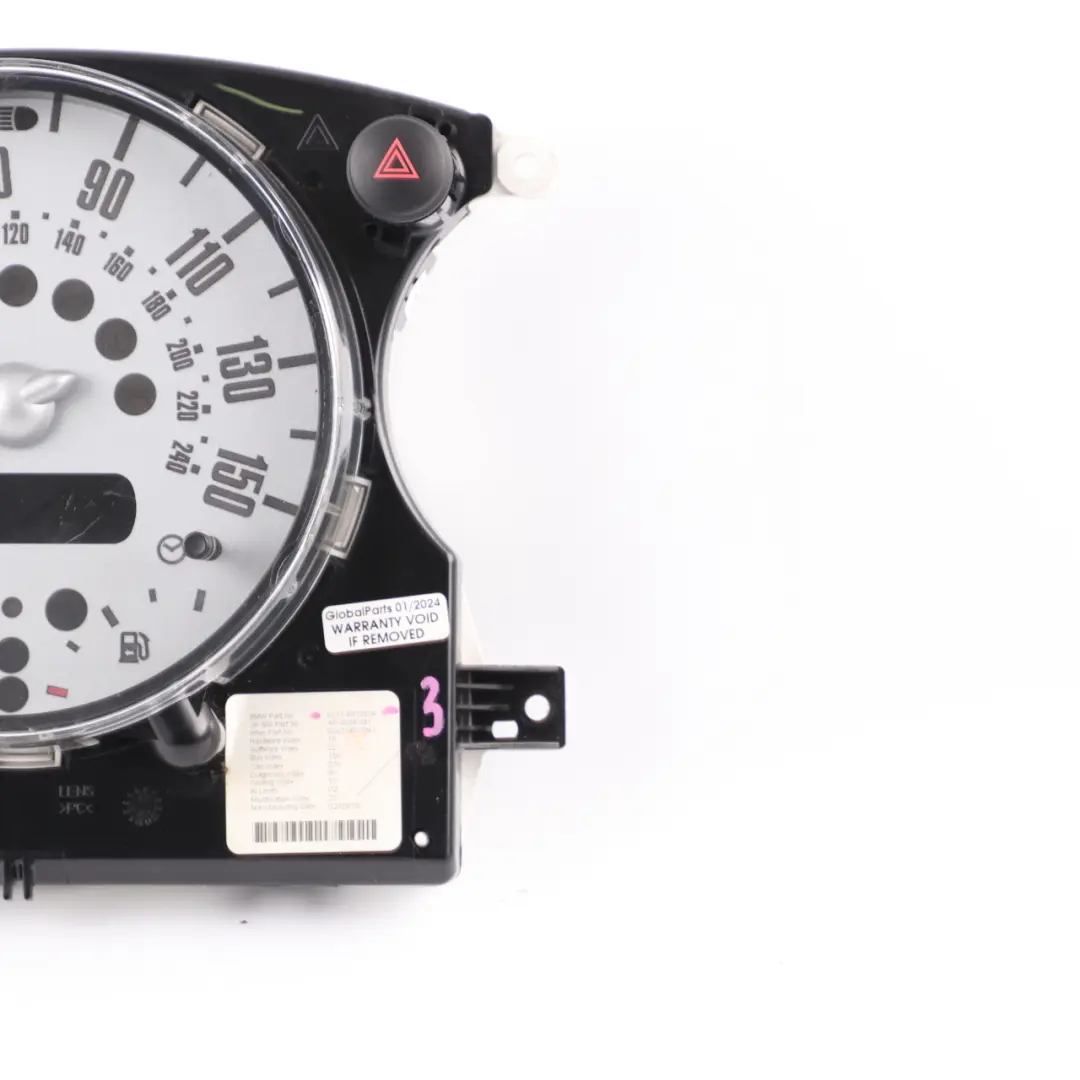 Speedo Meter Speedo Clock Instrument Cluster Automatic to Mini R50 R52 with Part number 6972076 Mini R50 R52 Speedo Meter Speedo Clock Instrument Cluster Automatic - SKU rhd-6972076-3 - Part number 6972076