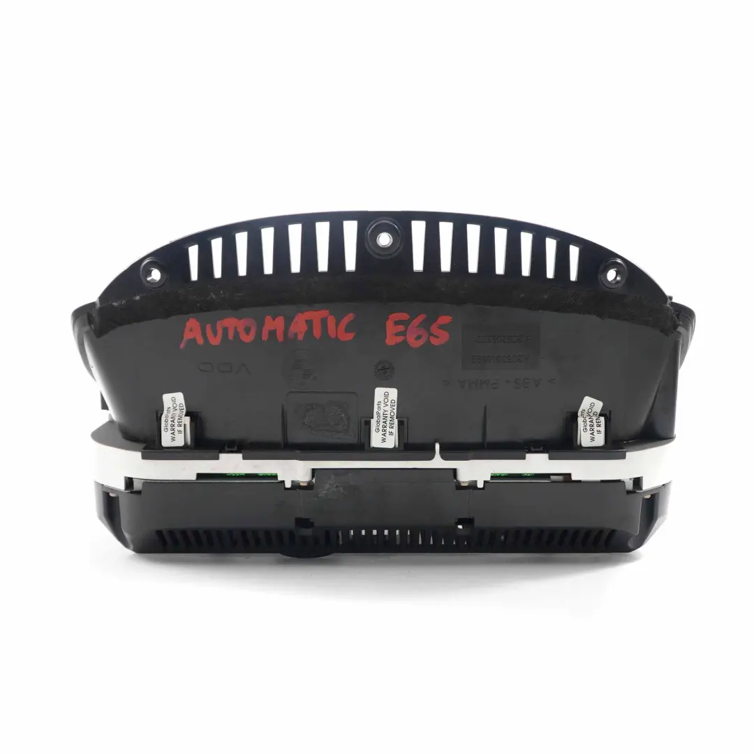 BMW E65 E66 Instrument Cluster Speedometer Automatic Diesel - SKU rhd-6972091 - Part number 6972091