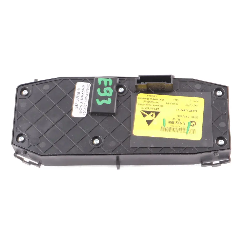 Front Left Seat N/S Adjusting Switch Knob Panel to BMW 3 Series E93 with Part number 6972655 BMW 3 Series E93 Front Left Seat N/S Adjusting Switch Knob Panel - SKU rhd-6972655 - Part number 6972655