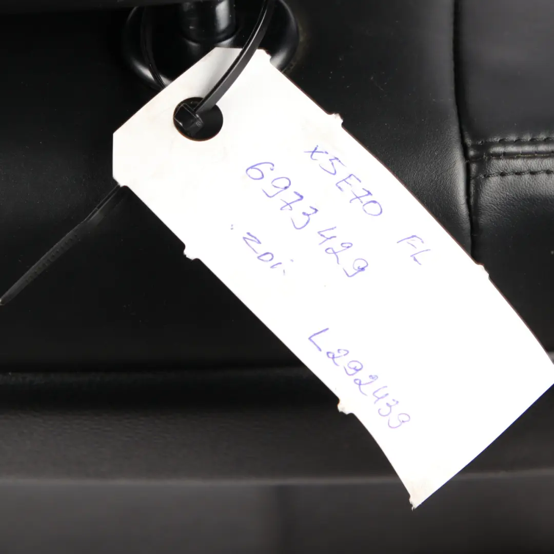 Front Seat BMW X5 E70 M Sport Heated Left N/S Black Leather Nappa Memory to with Part number 6973429 Front Seat BMW X5 E70 M Sport Heated Left N/S Black Leather Nappa Memory - SKU rhd-6973429 - Part number 6973429