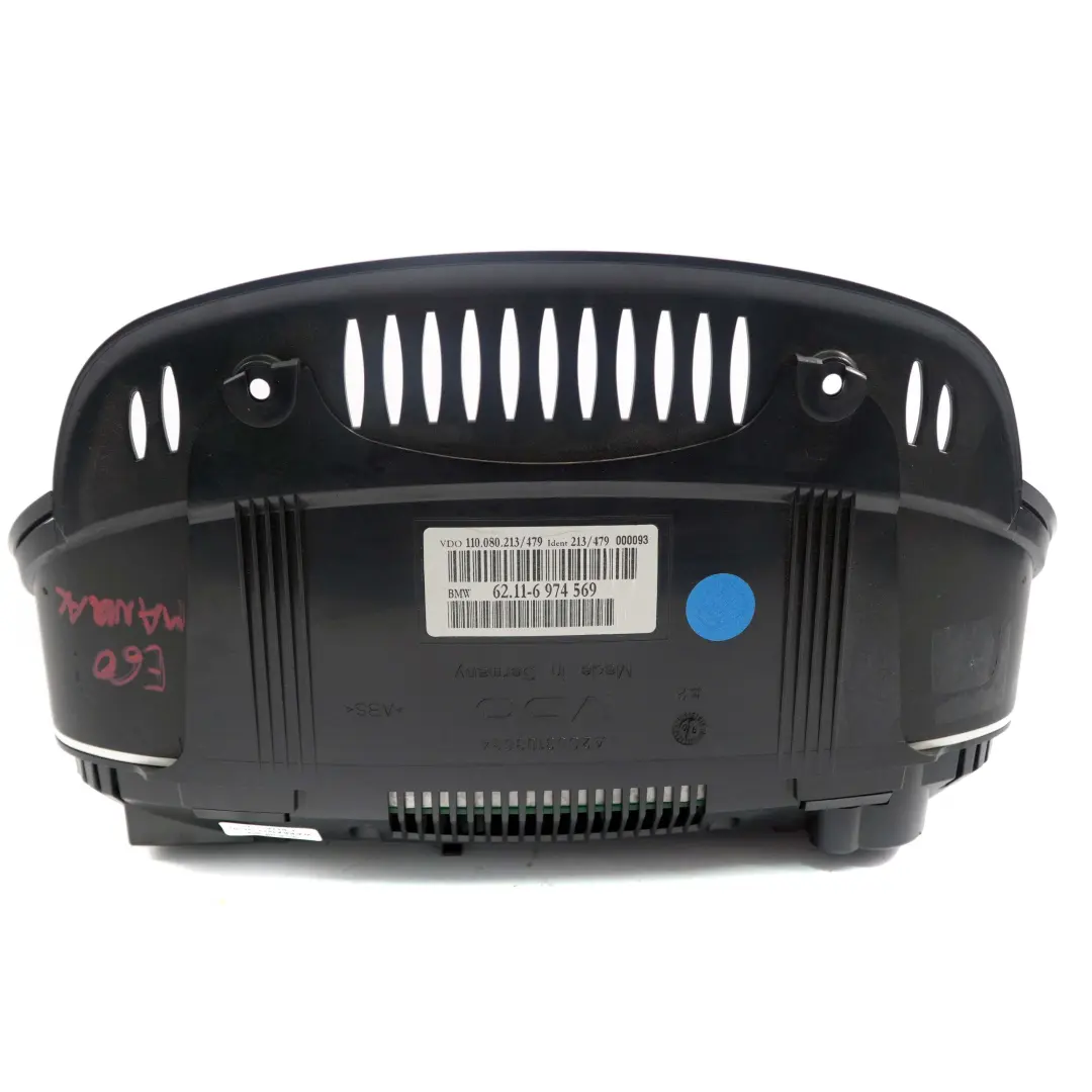 Instrument Cluster BMW E60 E61 LCI Petrol Engine Speedo Clocks Manual to with Part number 6974569 Instrument Cluster BMW E60 E61 LCI Petrol Engine Speedo Clocks Manual - SKU rhd-6974569 - Part number 6974569
