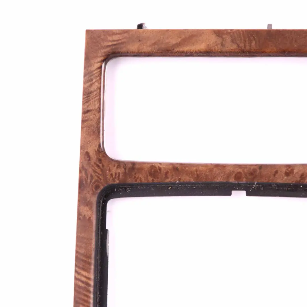 Centre Console Cover BMW E60 E61 LCI Trim Frame Wood Poplar Light to with Part number 6974720 Centre Console Cover BMW E60 E61 LCI Trim Frame Wood Poplar Light - SKU rhd-6974720 - Part number 6974720