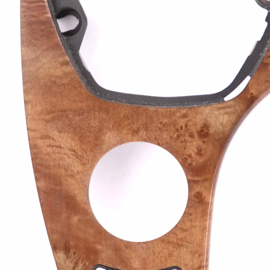  Centre Console Cover BMW E60 E61 LCI Trim Frame Wood Poplar Light - SKU rhd-6974720 - Part number 6974720