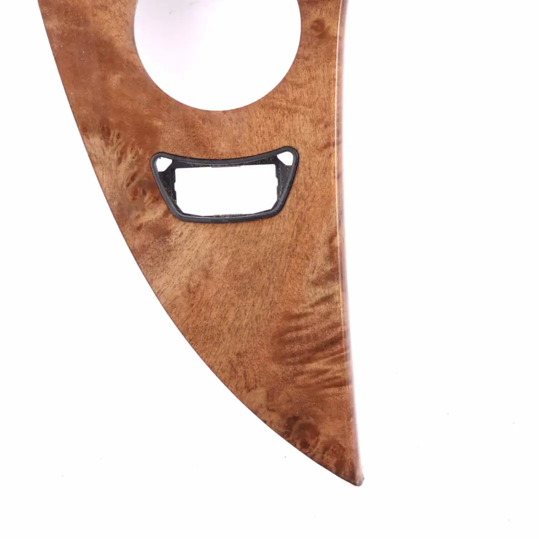  Centre Console Cover BMW E60 E61 LCI Trim Frame Wood Poplar Light - SKU rhd-6974720 - Part number 6974720