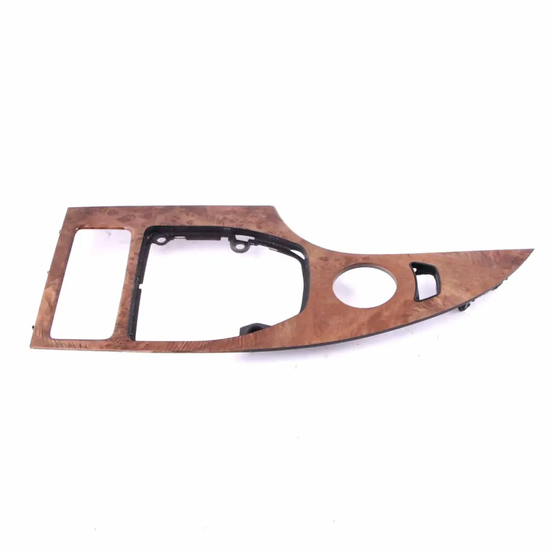  Centre Console Cover BMW E60 E61 LCI Trim Frame Wood Poplar Light - SKU rhd-6974720 - Part number 6974720