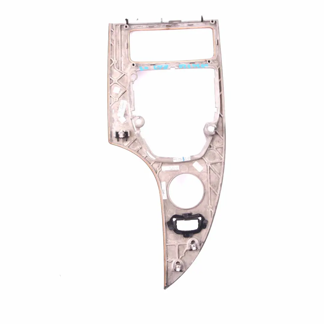  Centre Console Cover BMW E60 E61 LCI Trim Frame Wood Poplar Light - SKU rhd-6974720 - Part number 6974720
