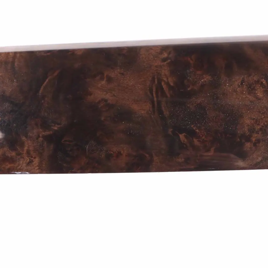 Dash Trim BMW E60 E61 LCI Set Decor Strip Interior Cover Dark Wood Dunkel - SKU rhd-6974722-2 - Part number 6974722