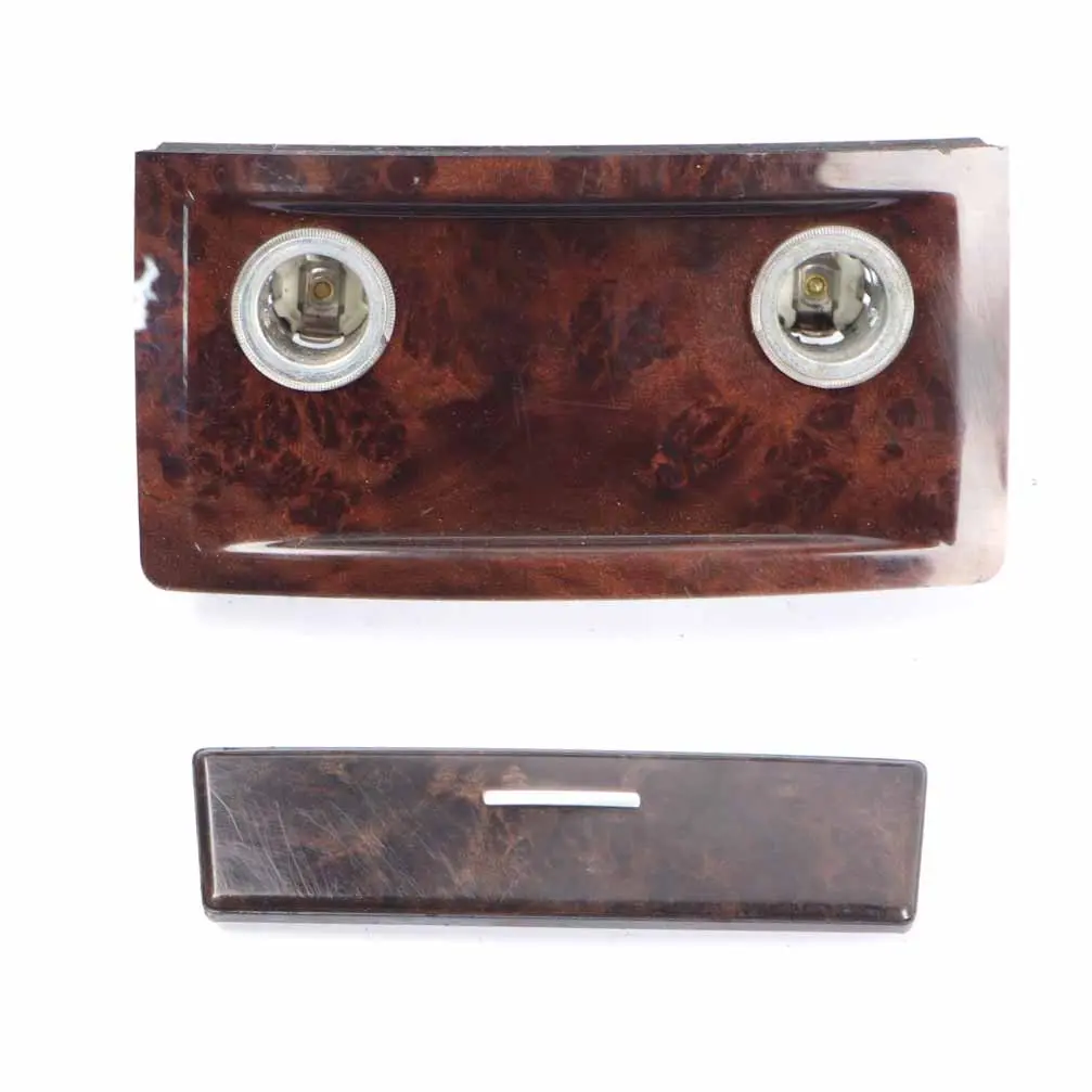 Dash Trim BMW E60 E61 LCI Set Decor Strip Interior Cover Dark Wood Dunkel - SKU rhd-6974722-2 - Part number 6974722