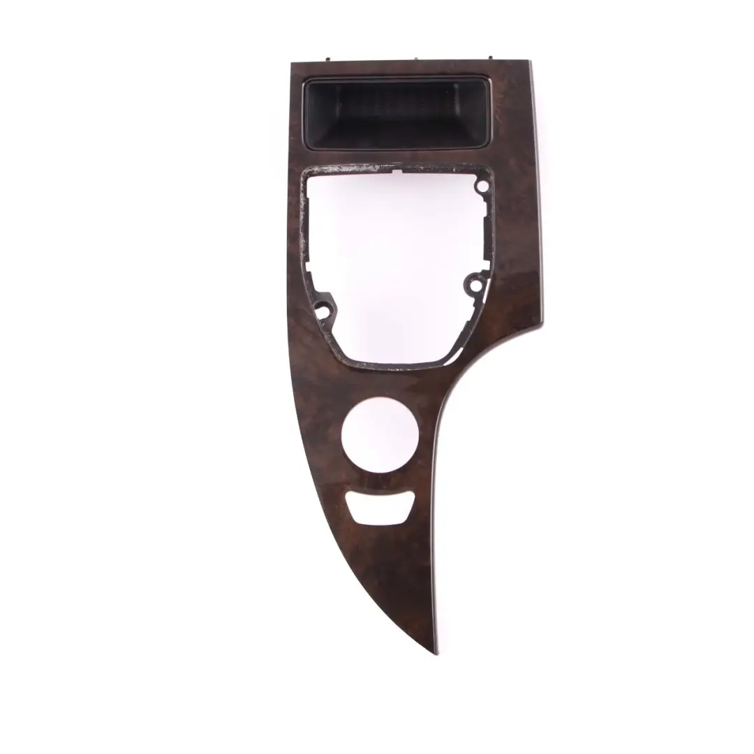 Centre Console Oddments Tray Dark Wood Dunkel to BMW 5 Series E60 E61 LCI Cover with Part number 6974722 BMW 5 Series E60 E61 LCI Cover Centre Console Oddments Tray Dark Wood Dunkel - SKU rhd-6974722 - Part number 6974722