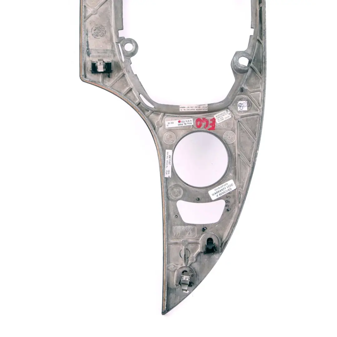 Centre Console Oddments Tray Dark Wood Dunkel to BMW 5 Series E60 E61 LCI Cover with Part number 6974722 BMW 5 Series E60 E61 LCI Cover Centre Console Oddments Tray Dark Wood Dunkel - SKU rhd-6974722 - Part number 6974722