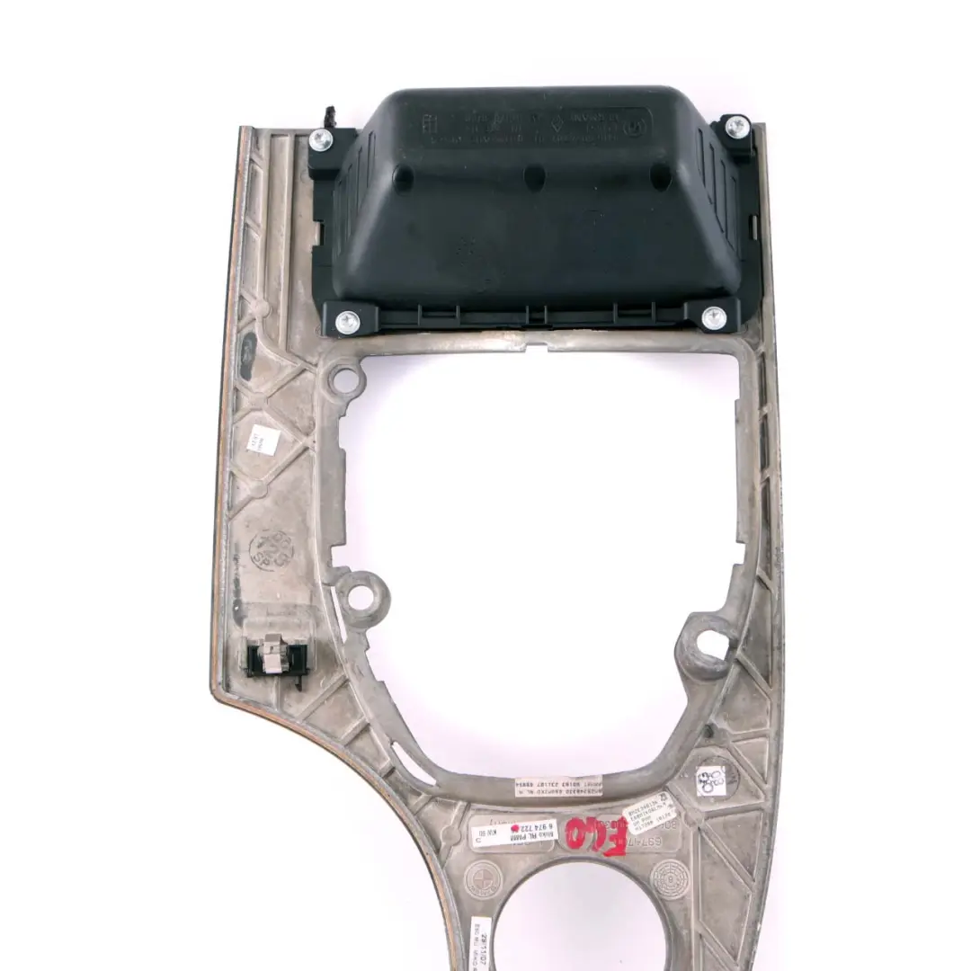 Centre Console Oddments Tray Dark Wood Dunkel to BMW 5 Series E60 E61 LCI Cover with Part number 6974722 BMW 5 Series E60 E61 LCI Cover Centre Console Oddments Tray Dark Wood Dunkel - SKU rhd-6974722 - Part number 6974722