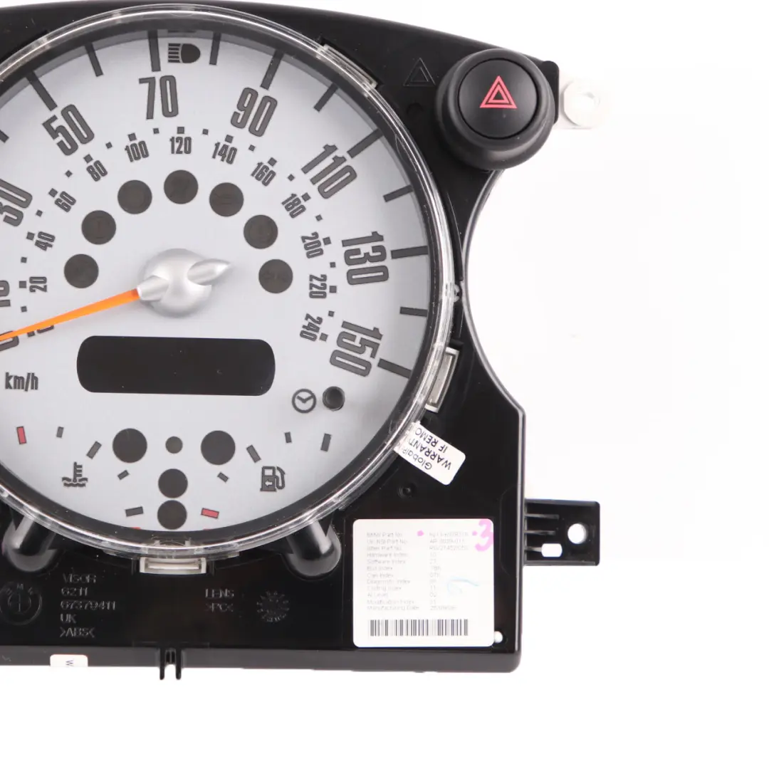  Speedo Clock Mini R50 R52 3 Speedometer Instrument Cluster Automatic - SKU rhd-6978318-3 - Part number 6978318