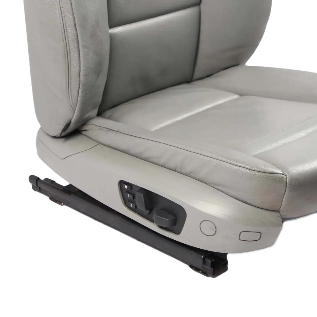 Front Right O/S Driver Side Seat Grey Leather Dakota Memory to BMW 3 Series E92 with Part number 6978854 BMW 3 Series E92 Front Right O/S Driver Side Seat Grey Leather Dakota Memory - SKU rhd-6978854-1 - Part number 6978854