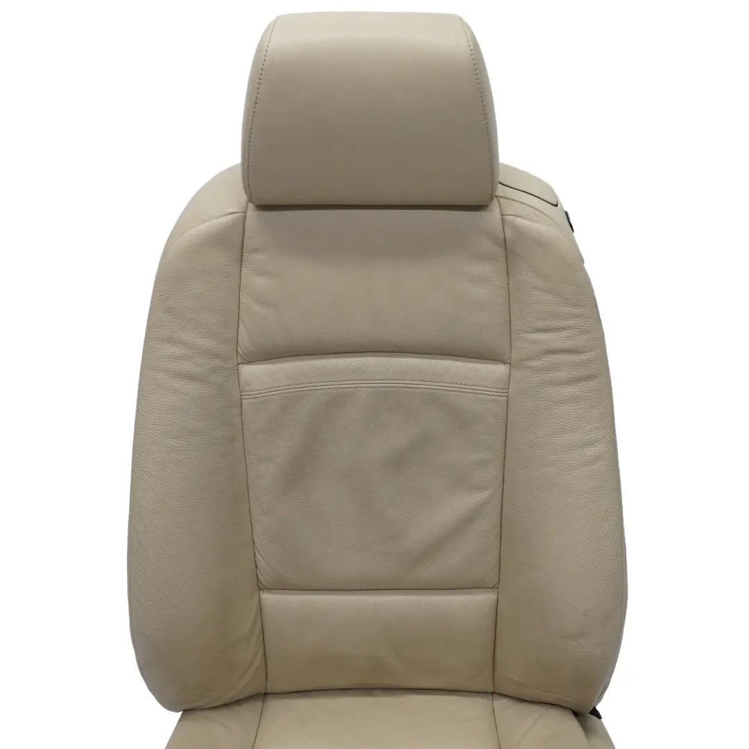 BMW E92 Coupe Front Seat Left N/S Memory Heated Leather Dakota Cream Beige - SKU rhd-6978855-3 - Part number 6978855