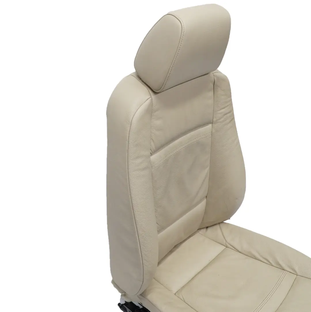 BMW E92 Coupe Front Seat Left N/S Memory Heated Leather Dakota Cream Beige - SKU rhd-6978855-3 - Part number 6978855