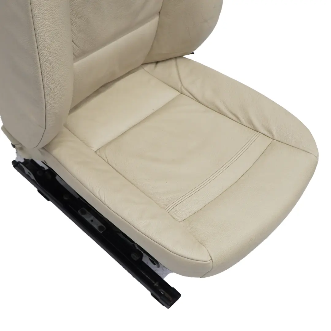 BMW E92 Coupe Front Seat Left N/S Memory Heated Leather Dakota Cream Beige - SKU rhd-6978855-3 - Part number 6978855