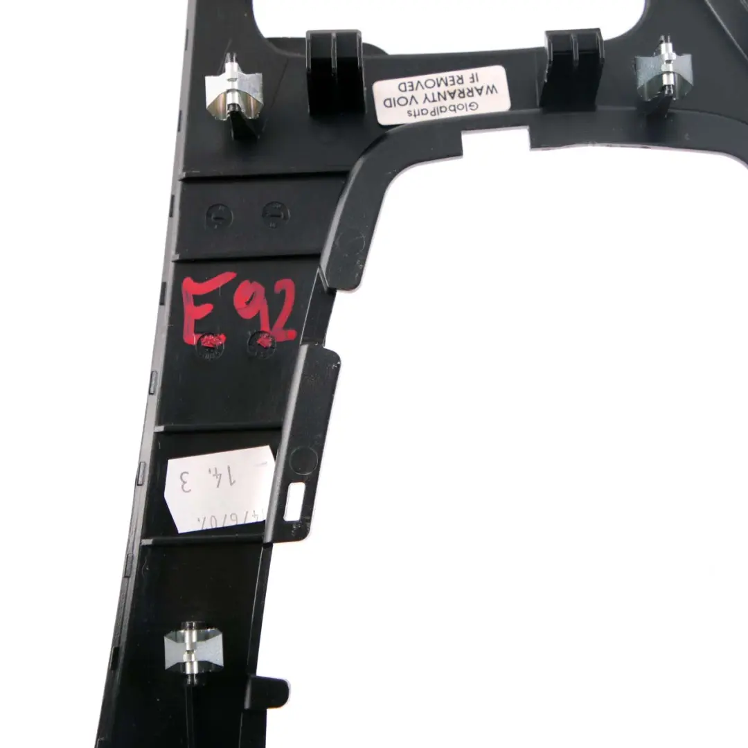 Centre Console Cover Ashtray Trim Diamant Diamond Black to BMW 3 Series 2 E90 E92 with Part number 6982642 BMW 3 Series 2 E90 E92 Centre Console Cover Ashtray Trim Diamant Diamond Black - SKU rhd-6982642-2 - Part number 6982642