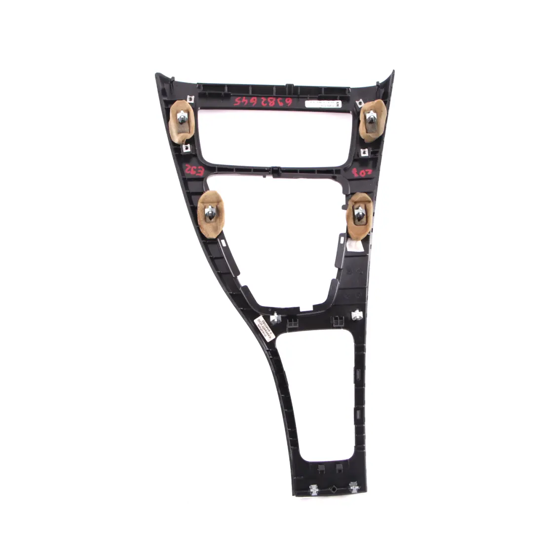 Centre Console Dashboard Trim Cover Panel Diamantschwarz to BMW 3 Series E90 E91 2 with Part number 6982645 BMW 3 Series E90 E91 2 Centre Console Dashboard Trim Cover Panel Diamantschwarz - SKU rhd-6982645-2 - Part number 6982645