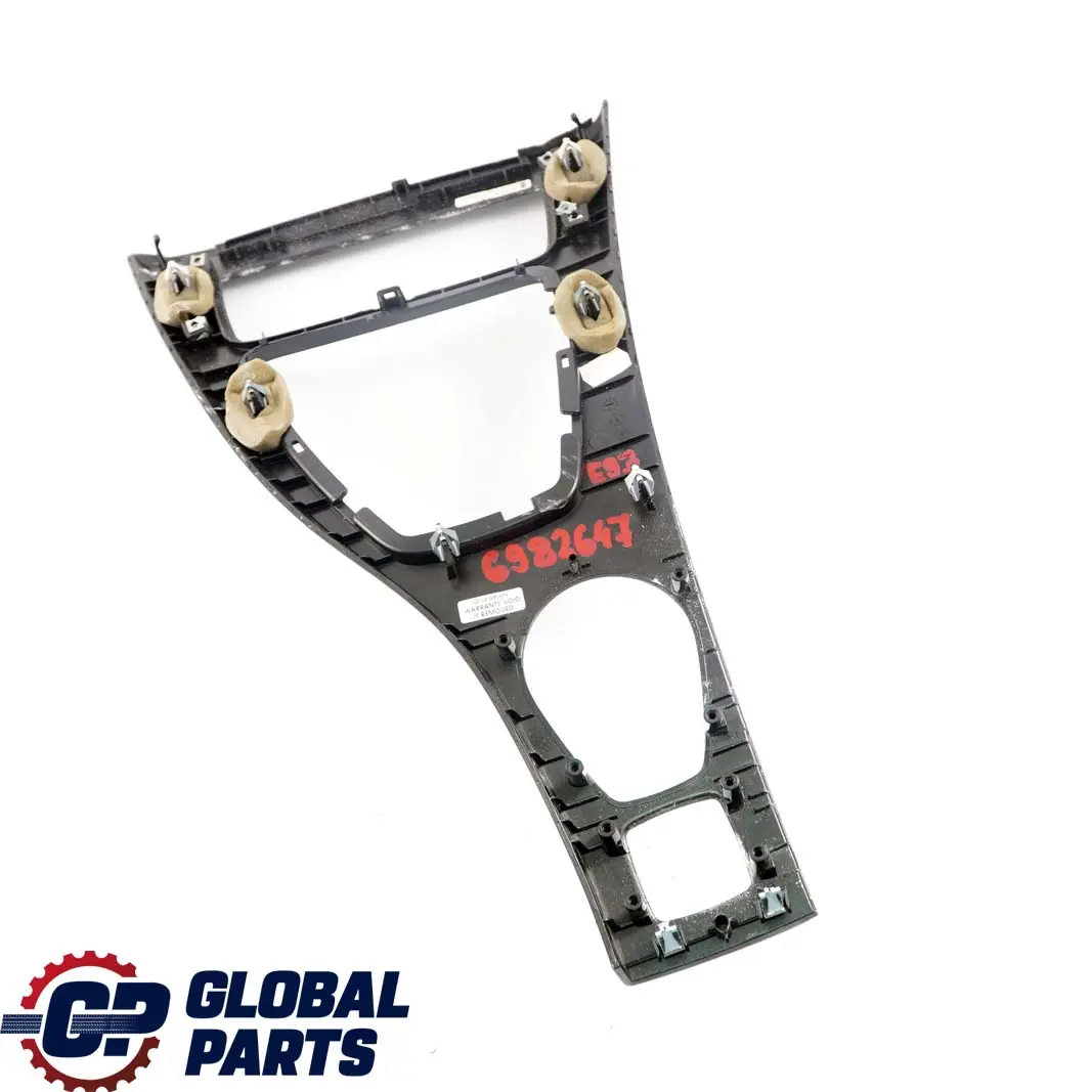 BMW E93 Interior Trim Cover Centre Console Diamond Black - SKU rhd-6982647 - Part number 6982647