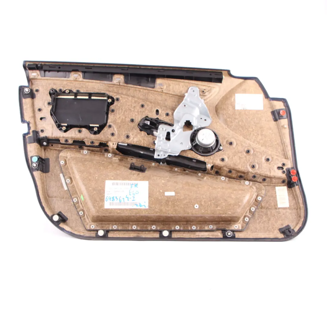 Door Card BMW E60 E61 LCI Front Right O/S Door Lining Leather Trim Panel Black to with Part number 6983614 Door Card BMW E60 E61 LCI Front Right O/S Door Lining Leather Trim Panel Black - SKU rhd-6983614-2 - Part number 6983614