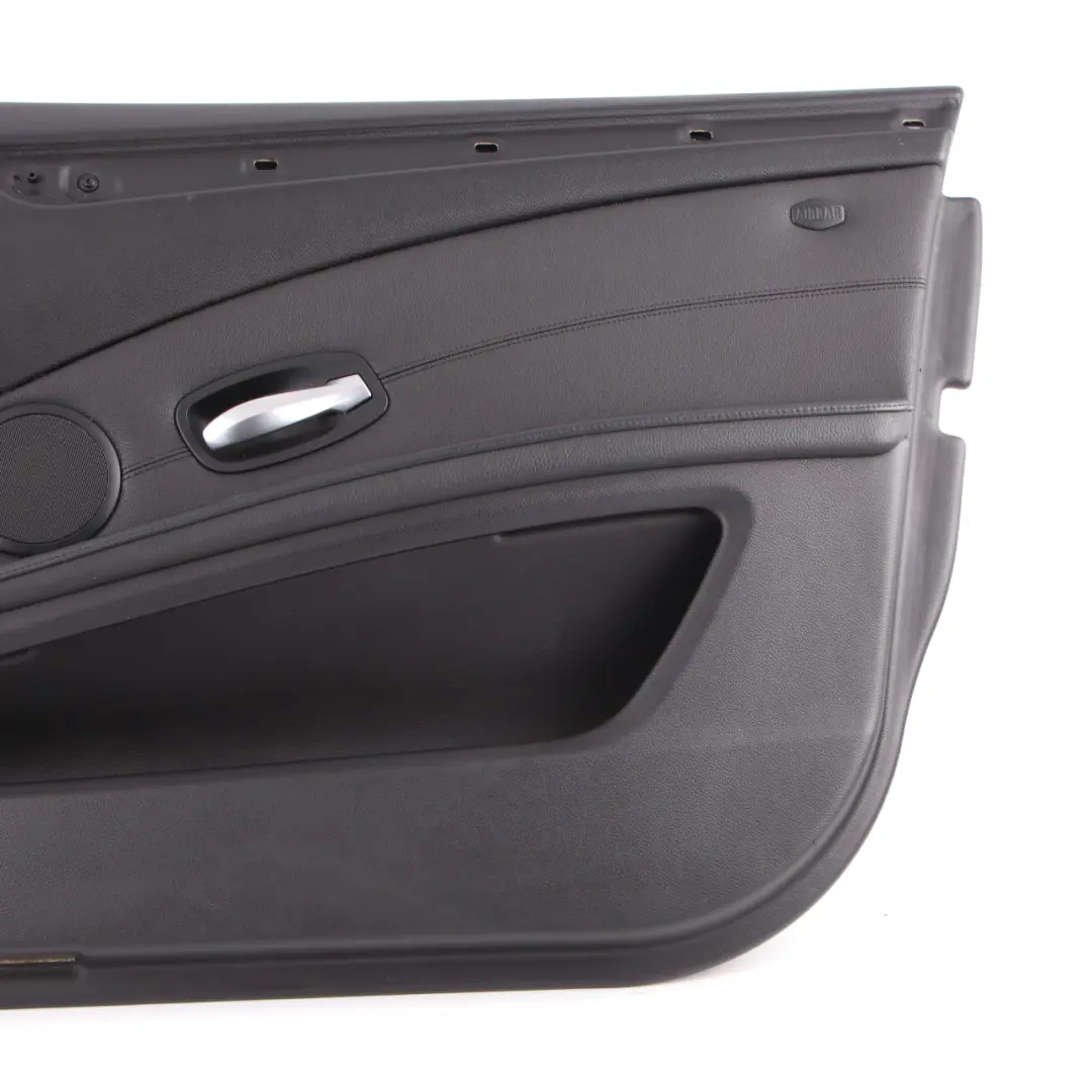  Door Card BMW E60 E61 LCI Front Right O/S Door Lining Leather Trim Panel Black - SKU rhd-6983614-2 - Part number 6983614