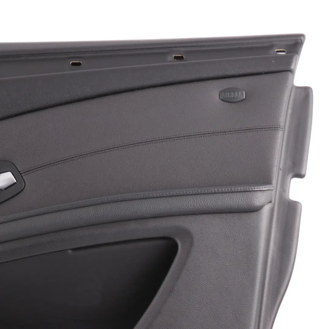  Door Card BMW E60 E61 LCI Front Right O/S Door Lining Leather Trim Panel Black - SKU rhd-6983614-2 - Part number 6983614