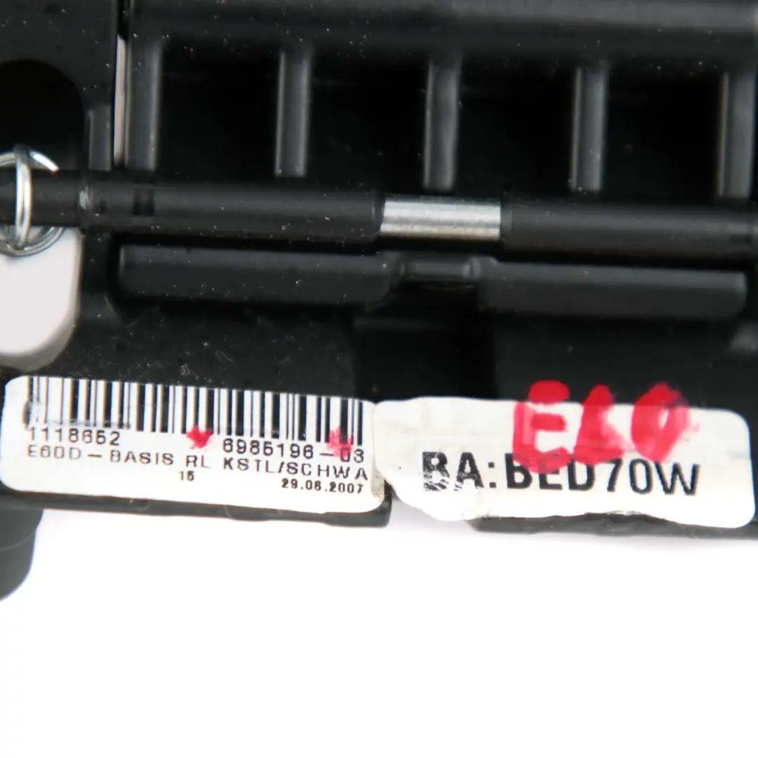 Centre Console Armrest Imitation Leather Schwarz Black to BMW 5 E60 E61 LCI Cover with Part number 6985196 BMW 5 E60 E61 LCI Cover Centre Console Armrest Imitation Leather Schwarz Black - SKU rhd-6985196 - Part number 6985196