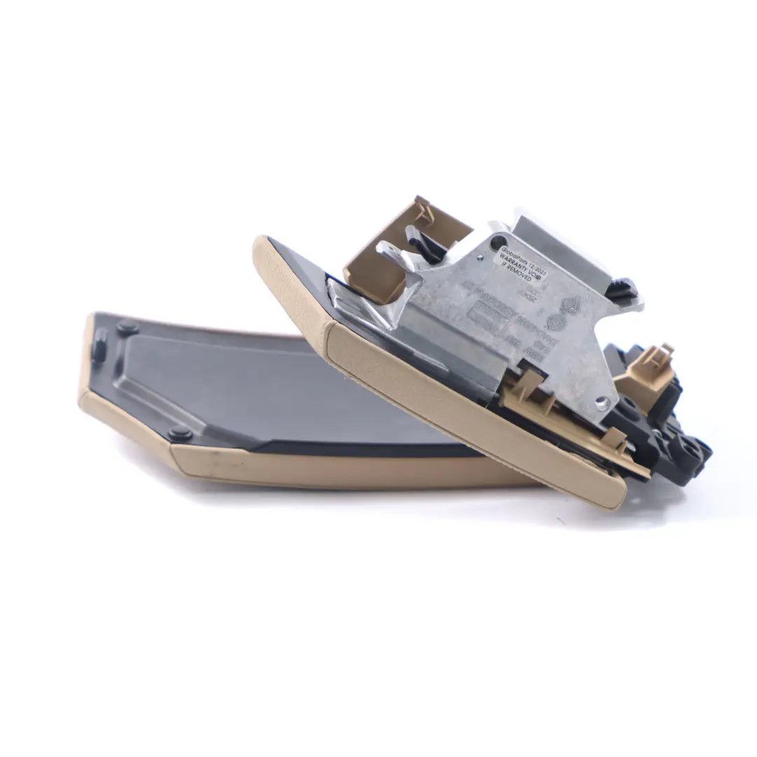 Armrest BMW E60 E61 LCI Centre Console Front Arm Rest Cover Leather Beige to with Part number 6985223 Armrest BMW E60 E61 LCI Centre Console Front Arm Rest Cover Leather Beige - SKU rhd-6985223-1 - Part number 6985223