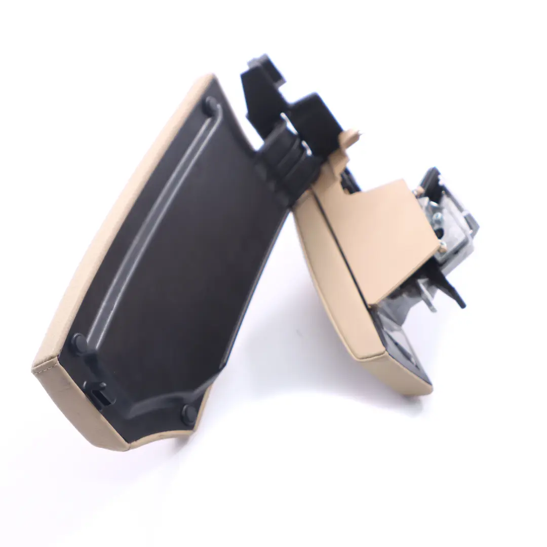 Armrest BMW E60 E61 LCI Centre Console Front Arm Rest Cover Leather Beige to with Part number 6985223 Armrest BMW E60 E61 LCI Centre Console Front Arm Rest Cover Leather Beige - SKU rhd-6985223-1 - Part number 6985223