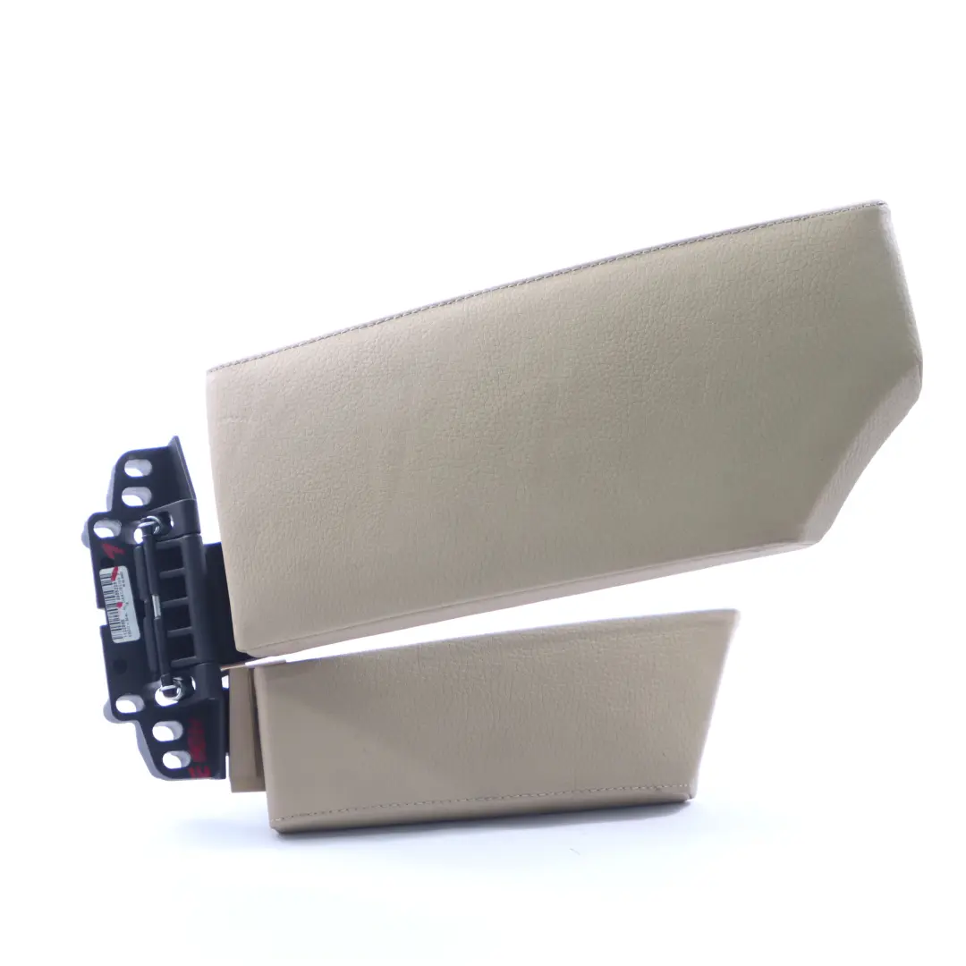 Armrest BMW E60 E61 LCI Centre Console Front Arm Rest Cover Leather Beige to with Part number 6985223 Armrest BMW E60 E61 LCI Centre Console Front Arm Rest Cover Leather Beige - SKU rhd-6985223-1 - Part number 6985223