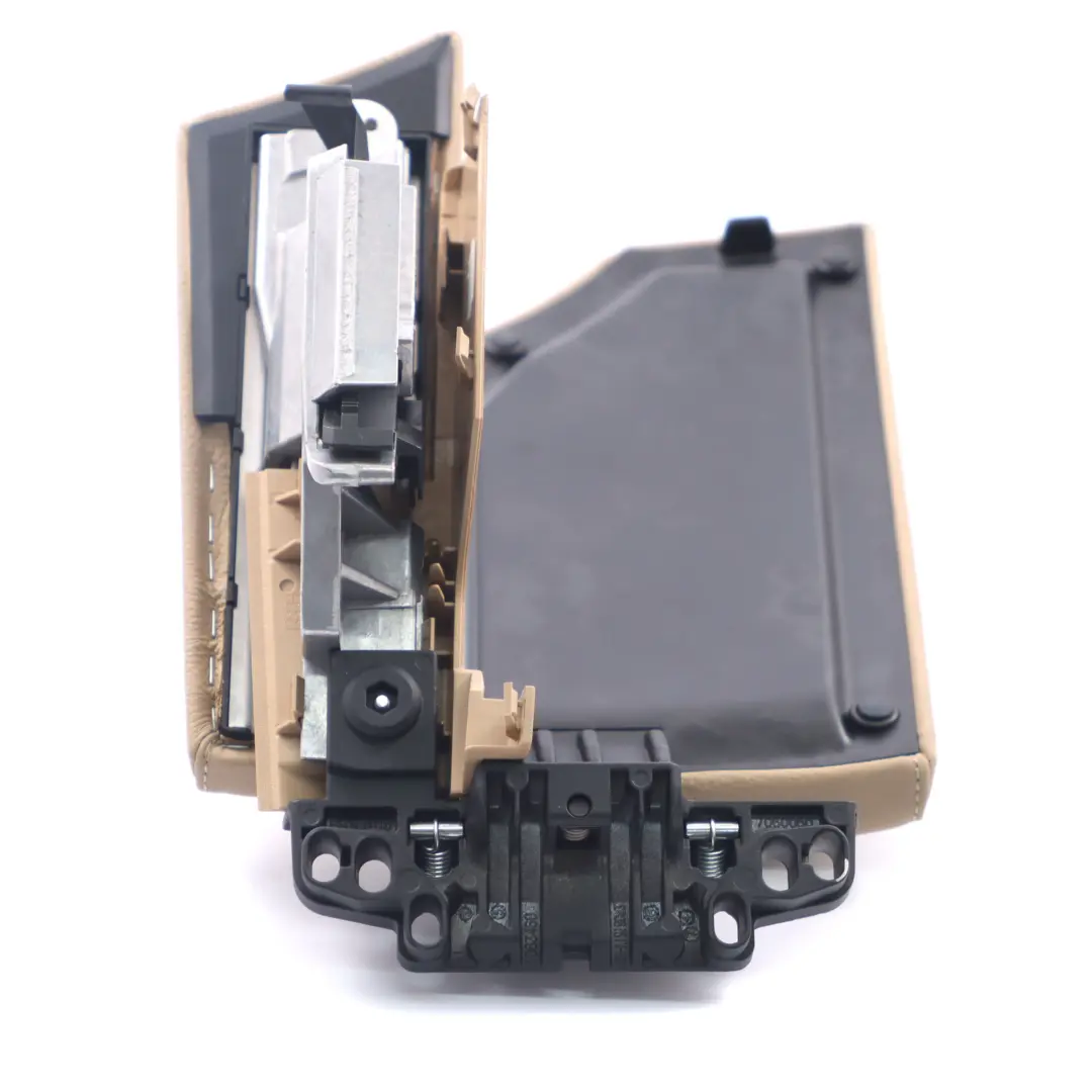 Armrest BMW E60 E61 LCI Centre Console Front Arm Rest Cover Leather Beige to with Part number 6985223 Armrest BMW E60 E61 LCI Centre Console Front Arm Rest Cover Leather Beige - SKU rhd-6985223-1 - Part number 6985223