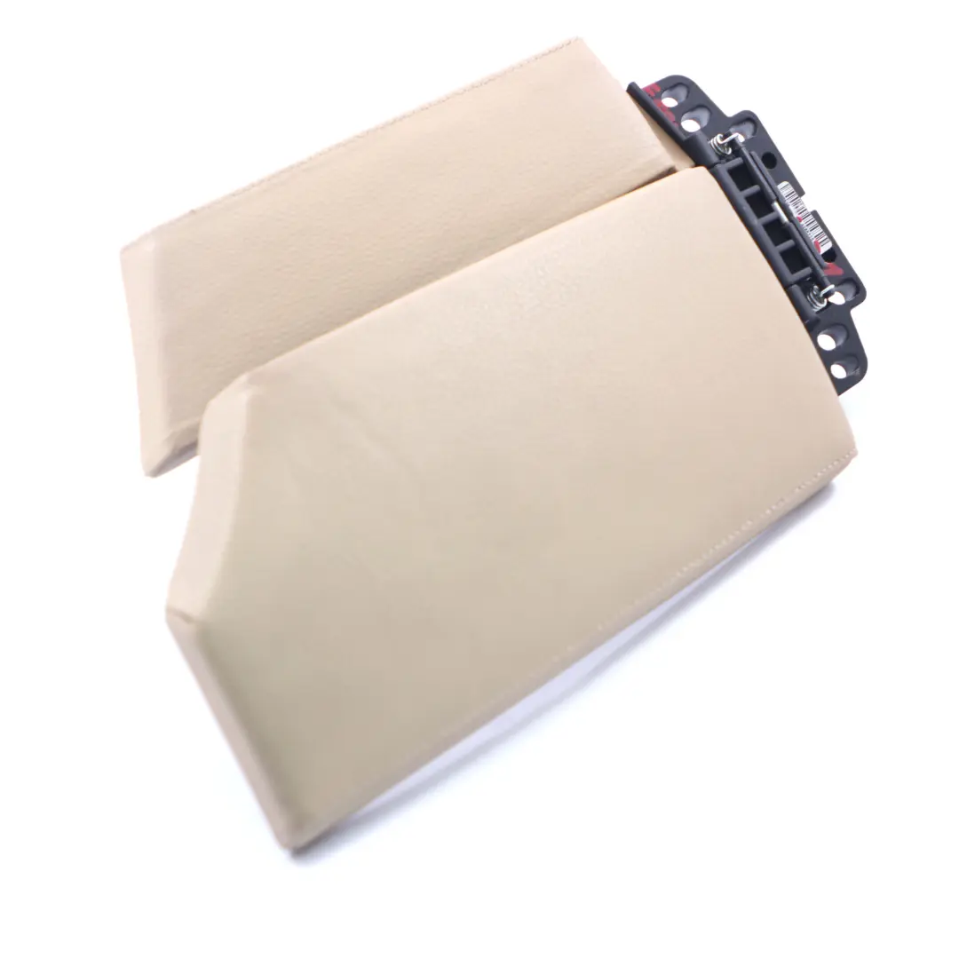 Armrest BMW E60 E61 LCI Centre Console Front Arm Rest Cover Leather Beige to with Part number 6985223 Armrest BMW E60 E61 LCI Centre Console Front Arm Rest Cover Leather Beige - SKU rhd-6985223 - Part number 6985223