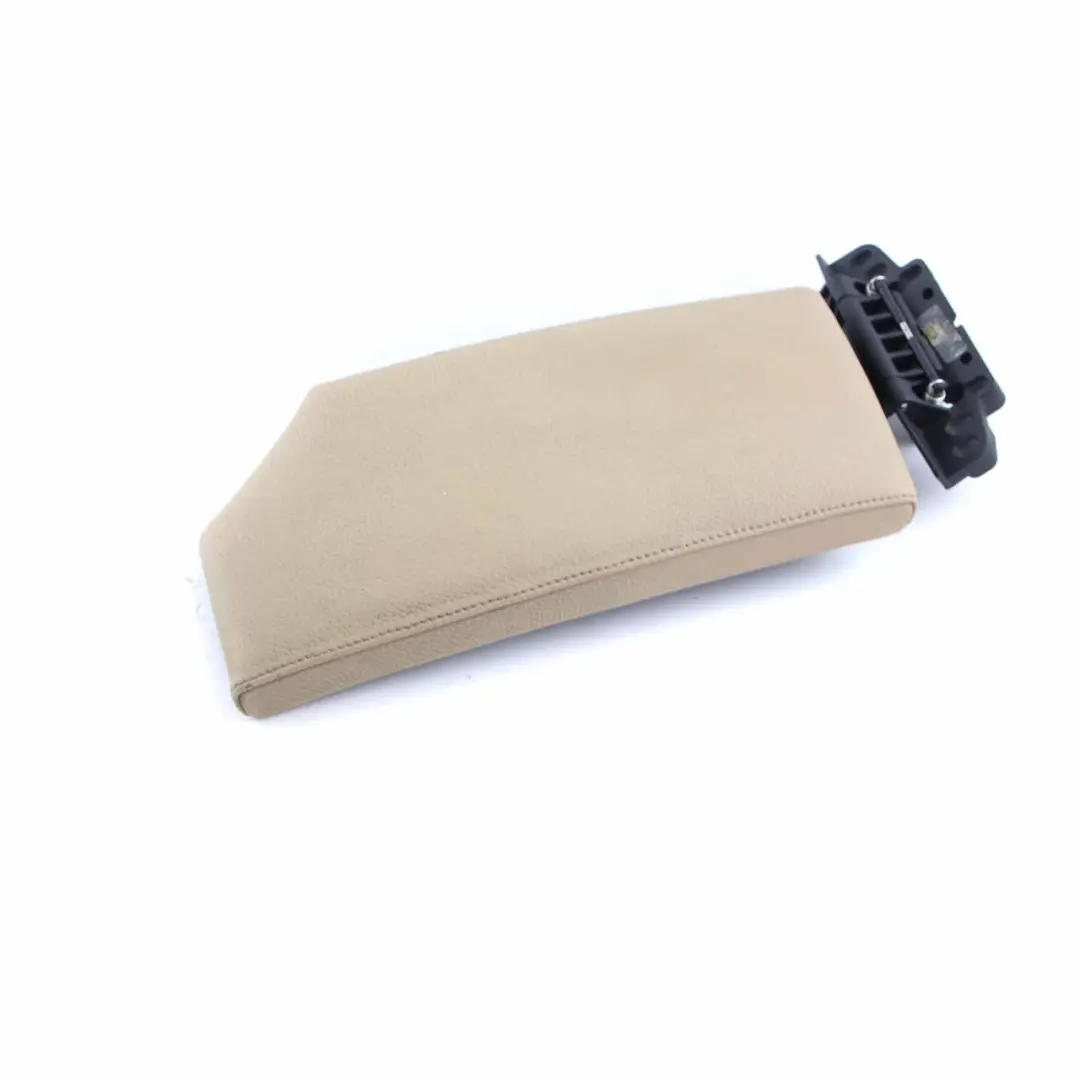 Armrest BMW E60 E61 LCI Centre Console Front Arm Rest Cover Leather Beige to with Part number 6985223 Armrest BMW E60 E61 LCI Centre Console Front Arm Rest Cover Leather Beige - SKU rhd-6985223 - Part number 6985223