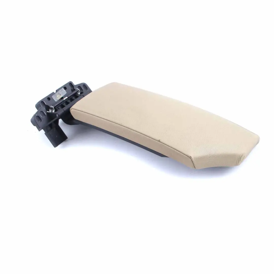 Armrest BMW E60 E61 LCI Centre Console Front Arm Rest Cover Leather Beige to with Part number 6985223 Armrest BMW E60 E61 LCI Centre Console Front Arm Rest Cover Leather Beige - SKU rhd-6985223 - Part number 6985223