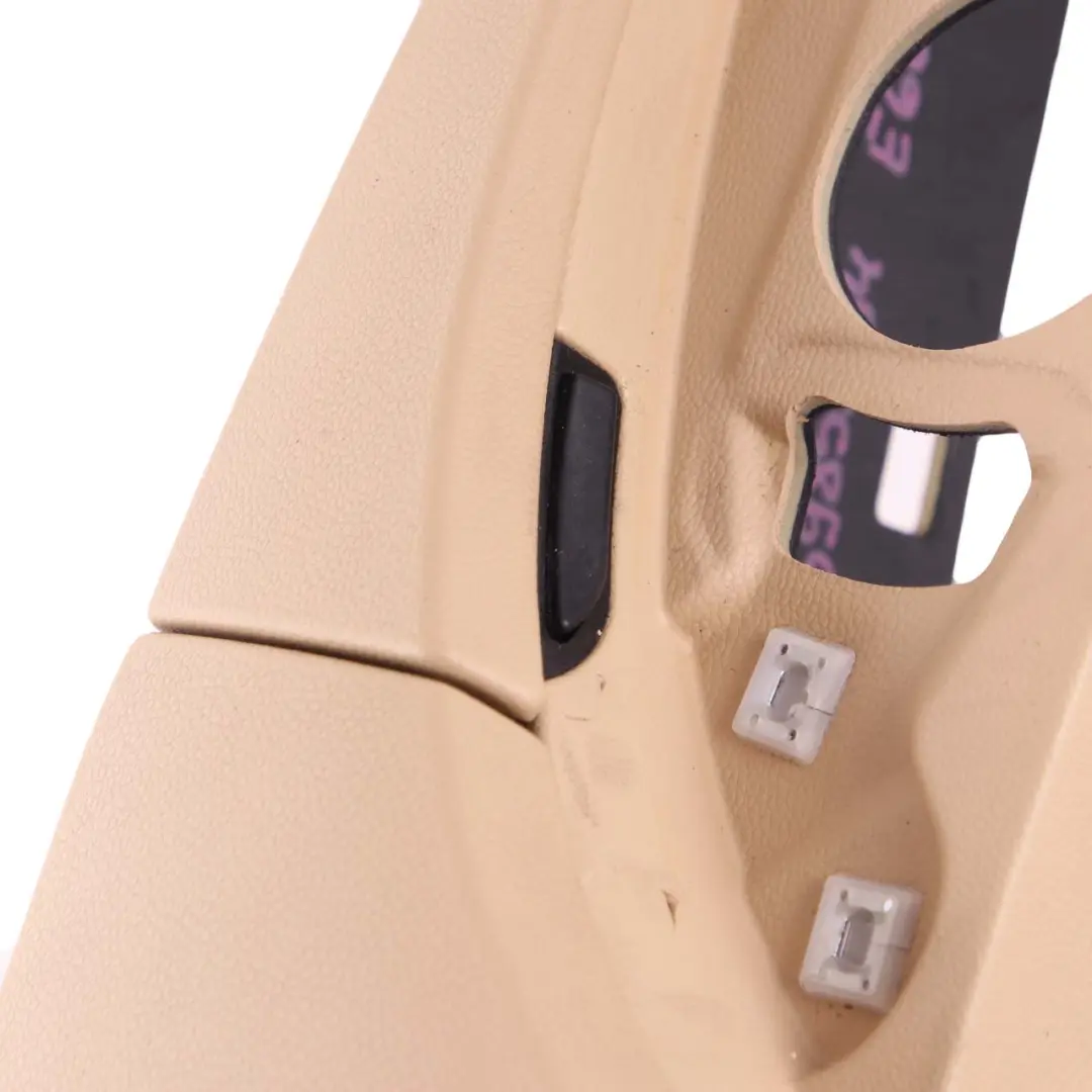 Centre Console Armrest Beige Imitation Leather to BMW 5 Series E60 E61 LCI with Part number 7059950 BMW 5 Series E60 E61 LCI Centre Console Armrest Beige Imitation Leather - SKU rhd-6985234 - Part number 7059950