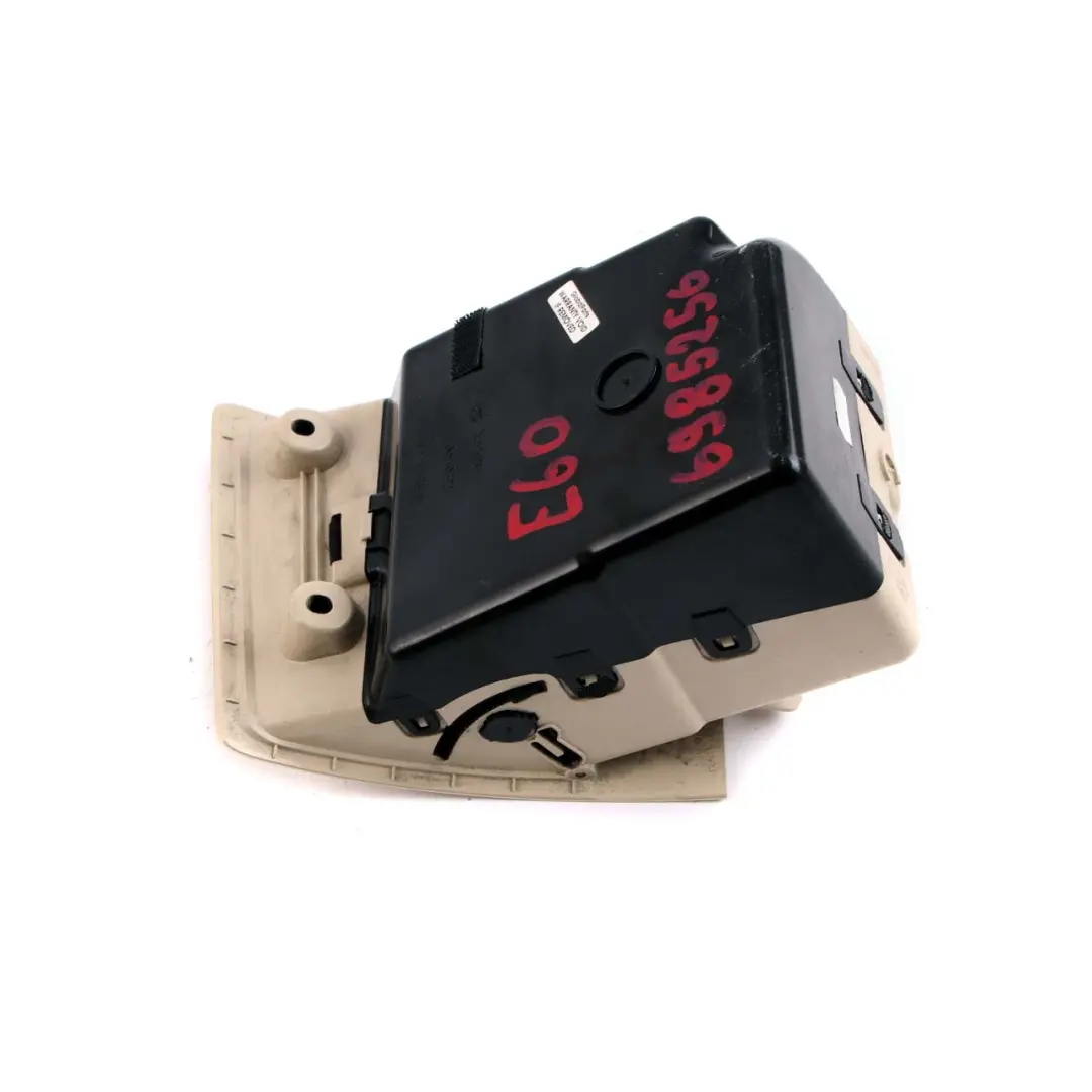 Hinged Storage Compartment Dashboard Dash Box Creme Beige to BMW 5 E60 E61 LCI with Part number 6985256 BMW 5 E60 E61 LCI Hinged Storage Compartment Dashboard Dash Box Creme Beige - SKU rhd-6985256 - Part number 6985256
