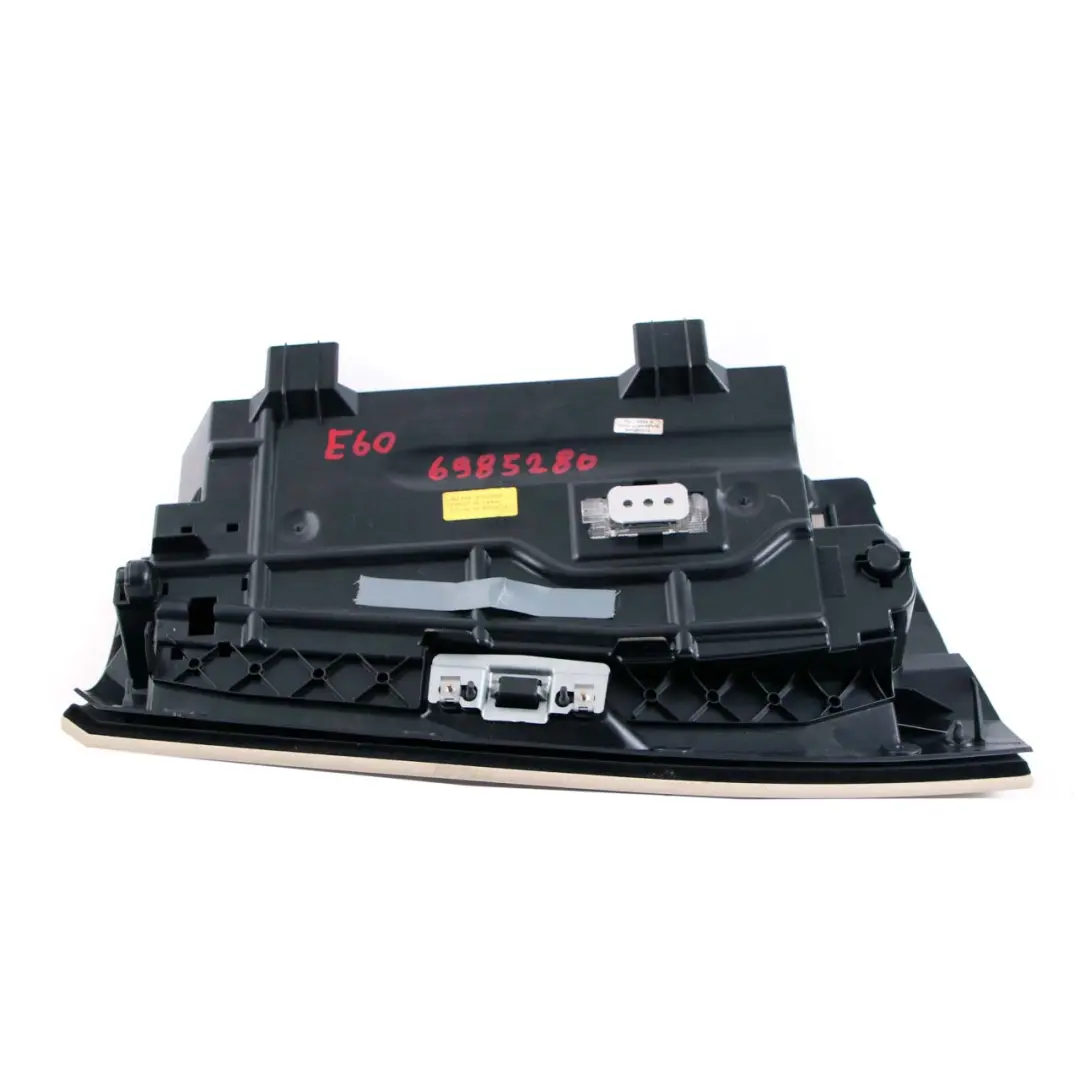 Dashboard Dash Glove Box Passenger Side Cream Beige to BMW 5 Series E60 E61 LCI with Part number 6985280 BMW 5 Series E60 E61 LCI Dashboard Dash Glove Box Passenger Side Cream Beige - SKU rhd-6985280 - Part number 6985280