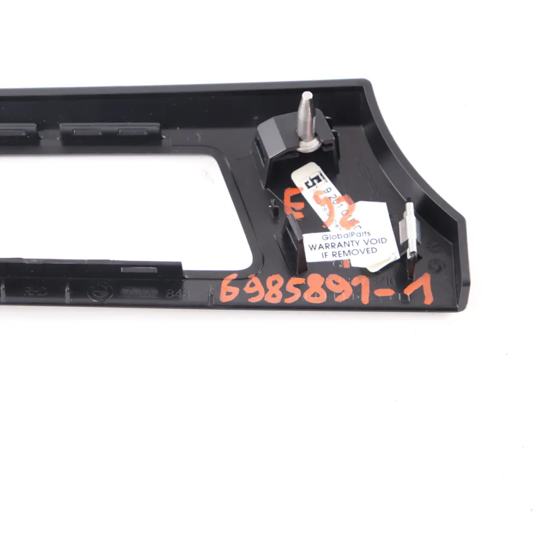 Dashboard Trim BMW E90 E91 E92 Decorative Strip Cover Right O/S Diamant Black to with Part number 6985891 Dashboard Trim BMW E90 E91 E92 Decorative Strip Cover Right O/S Diamant Black - SKU rhd-6985891-1 - Part number 6985891
