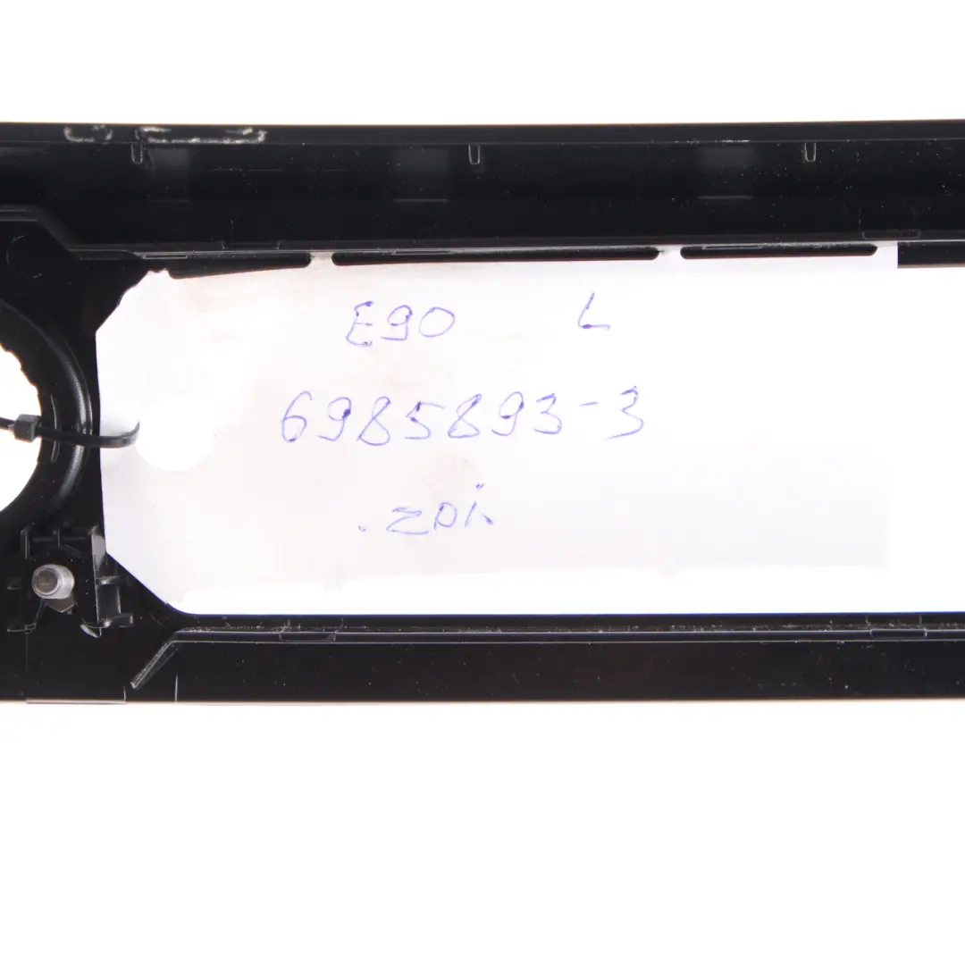 Trim Dashboard BMW E90 E91 E92 3 Decor Strip Left N/S Diamant Black to with Part number 6985893 Trim Dashboard BMW E90 E91 E92 3 Decor Strip Left N/S Diamant Black - SKU rhd-6985893-3 - Part number 6985893