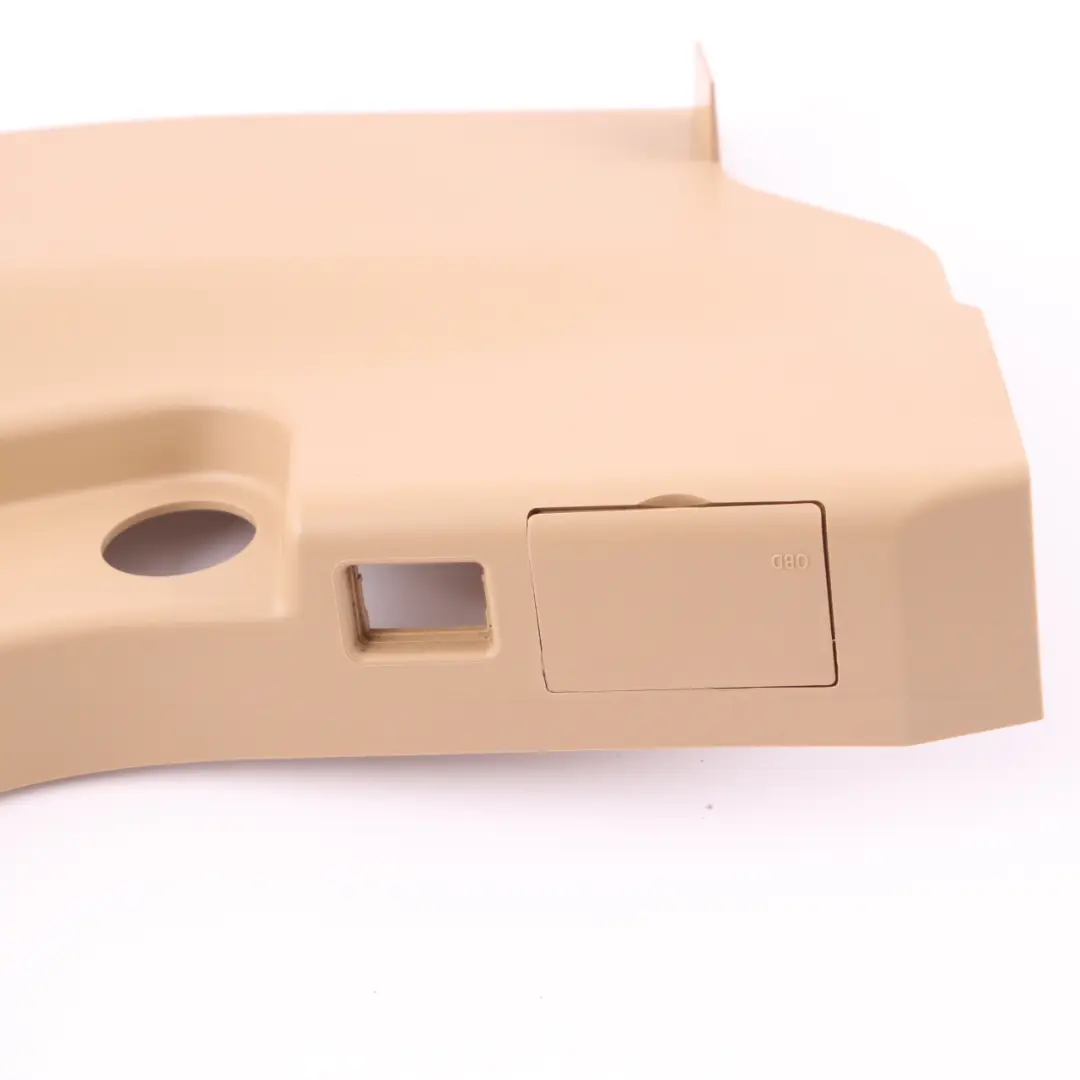 Lateral Trim Panel Front Right Leg Room Cream Beige to BMW 5 Series E60 E61 LCI with Part number 6987058 BMW 5 Series E60 E61 LCI Lateral Trim Panel Front Right Leg Room Cream Beige - SKU rhd-6987058 - Part number 6987058