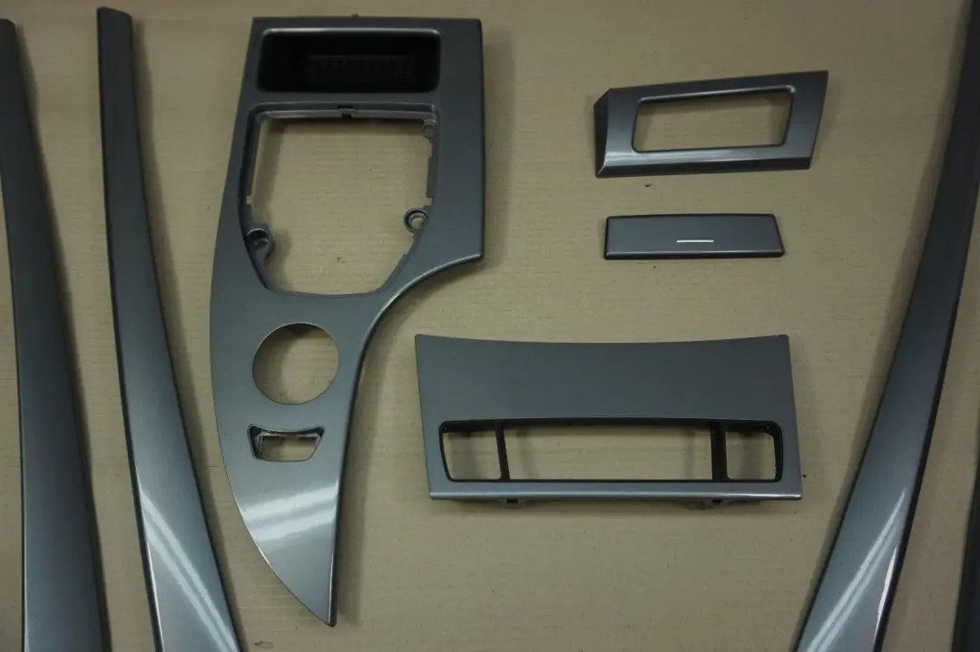Decorative Strip Dashboard Interior Trim Set Spacegrau to BMW 5 Series E60 E61 LCI with Part number 6988998 BMW 5 Series E60 E61 LCI Decorative Strip Dashboard Interior Trim Set Spacegrau - SKU rhd-6988998 - Part number 6988998