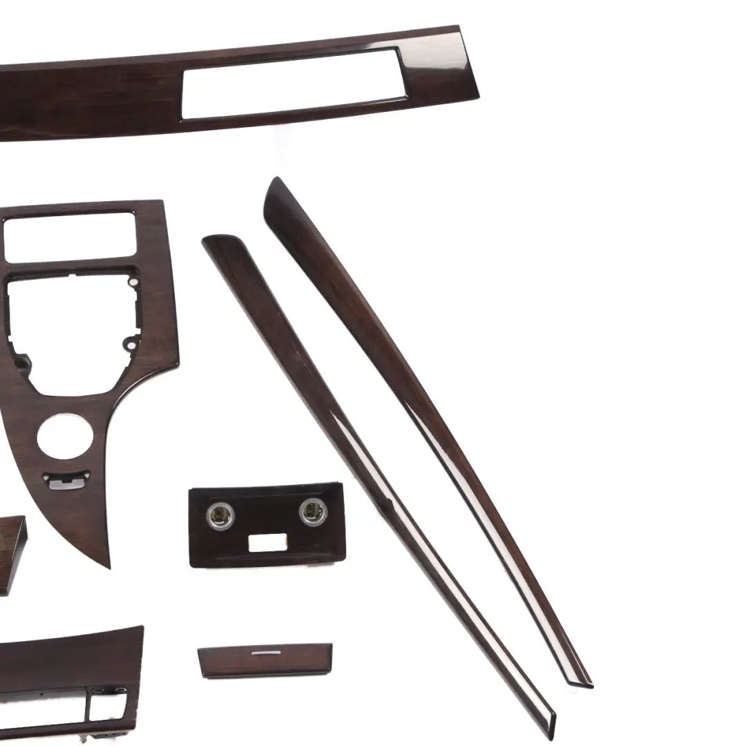  Centre Console Dash BMW E60 E61 LCI Strip Trim Cover Set Bambus Wood Anthracite - SKU rhd-6989863-1 - Part number 6989863