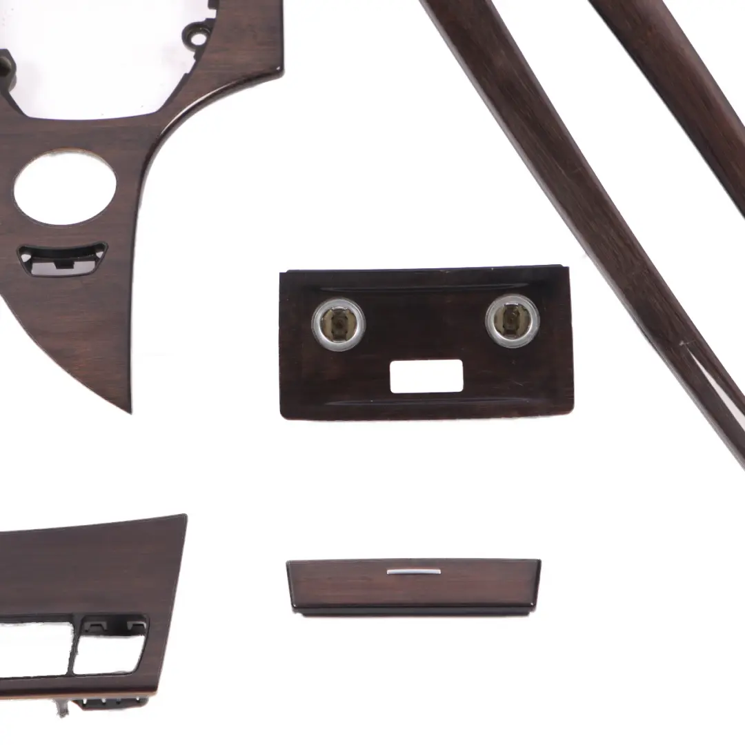  Centre Console Dash BMW E60 E61 LCI Strip Trim Cover Set Bambus Wood Anthracite - SKU rhd-6989863-1 - Part number 6989863