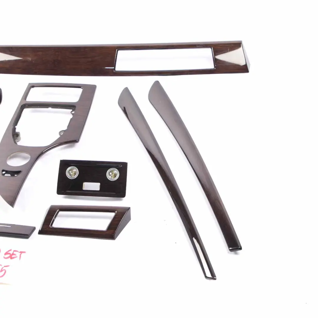 Dashboard Trim Cover BMW E60 E61 LCI Decor Strip Interior Set Bamboo Anthracite to with Part number 6989865 Dashboard Trim Cover BMW E60 E61 LCI Decor Strip Interior Set Bamboo Anthracite - SKU rhd-6989865 - Part number 6989865