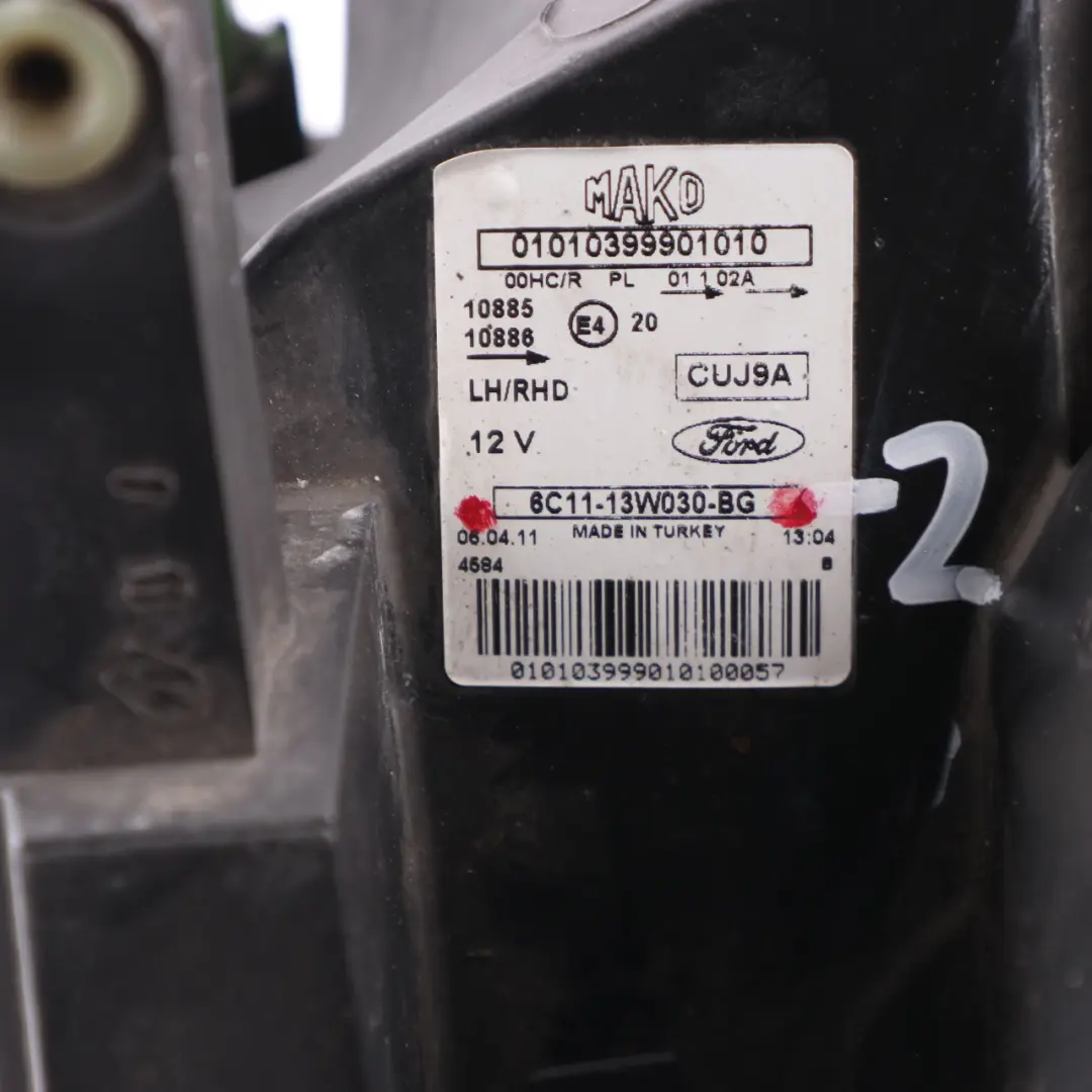 Headlamp Headlight Lamp Light Front Left N/S to Ford Transit Mk7 with Part number 6C11-13W030-BG Ford Transit Mk7 Headlamp Headlight Lamp Light Front Left N/S - SKU rhd-6C11-13W030-BG-2 - Part number 6C11-13W030-BG