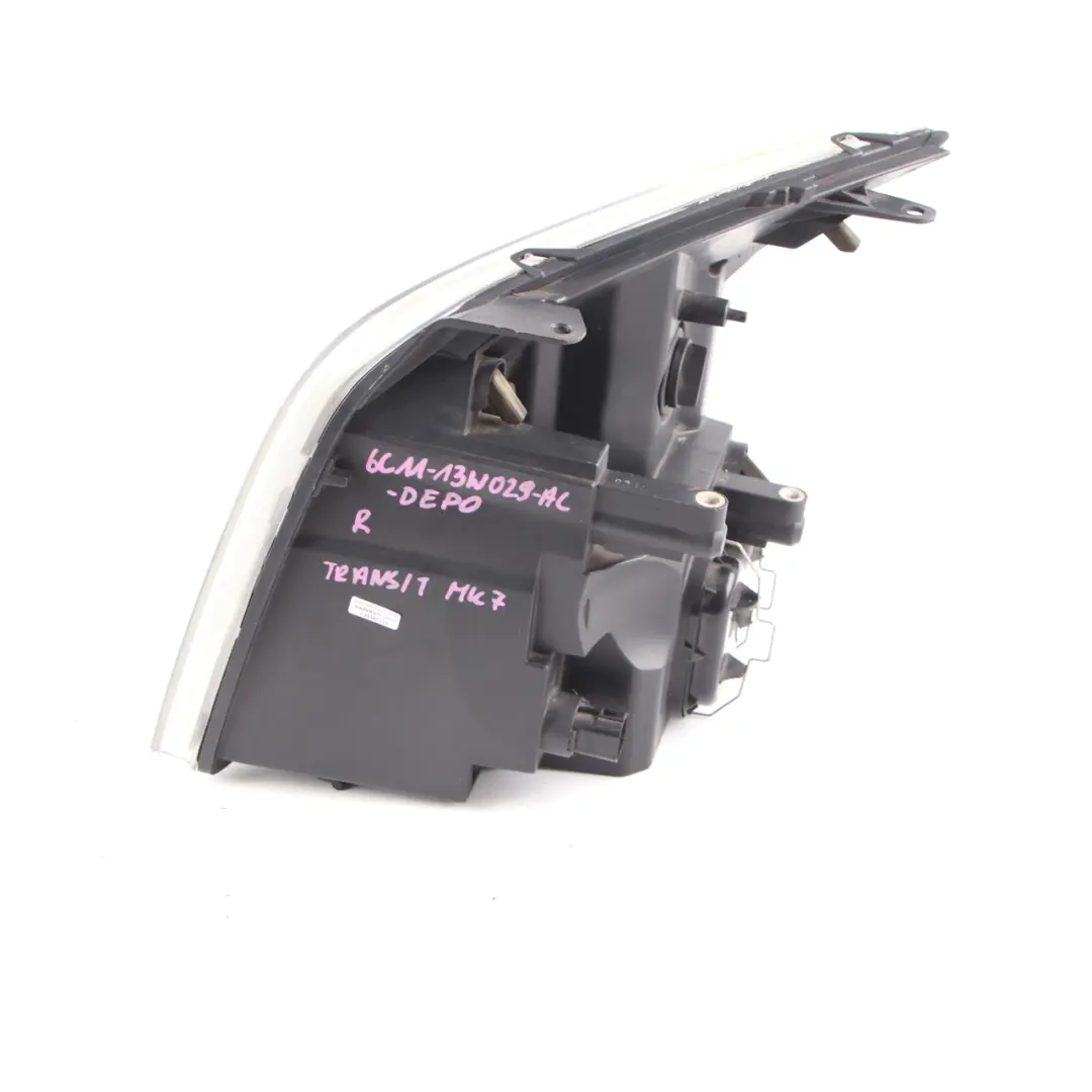 Ford Transit MK7 Headlamp Headlight Lamp Front Right O/S DEPO - SKU rhd-6C1113W029AC-DEPO - Part number 6C1113W029AC