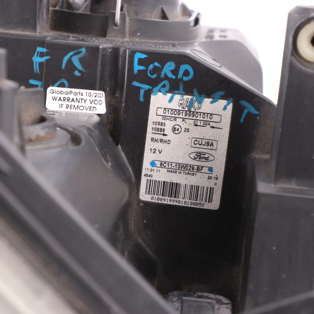 Headlamp Headlight Lamp Front Right O/S to Ford Transit MK7 with Part number 6C1113W029BF Ford Transit MK7 Headlamp Headlight Lamp Front Right O/S - SKU rhd-6C1113W029BF - Part number 6C1113W029BF